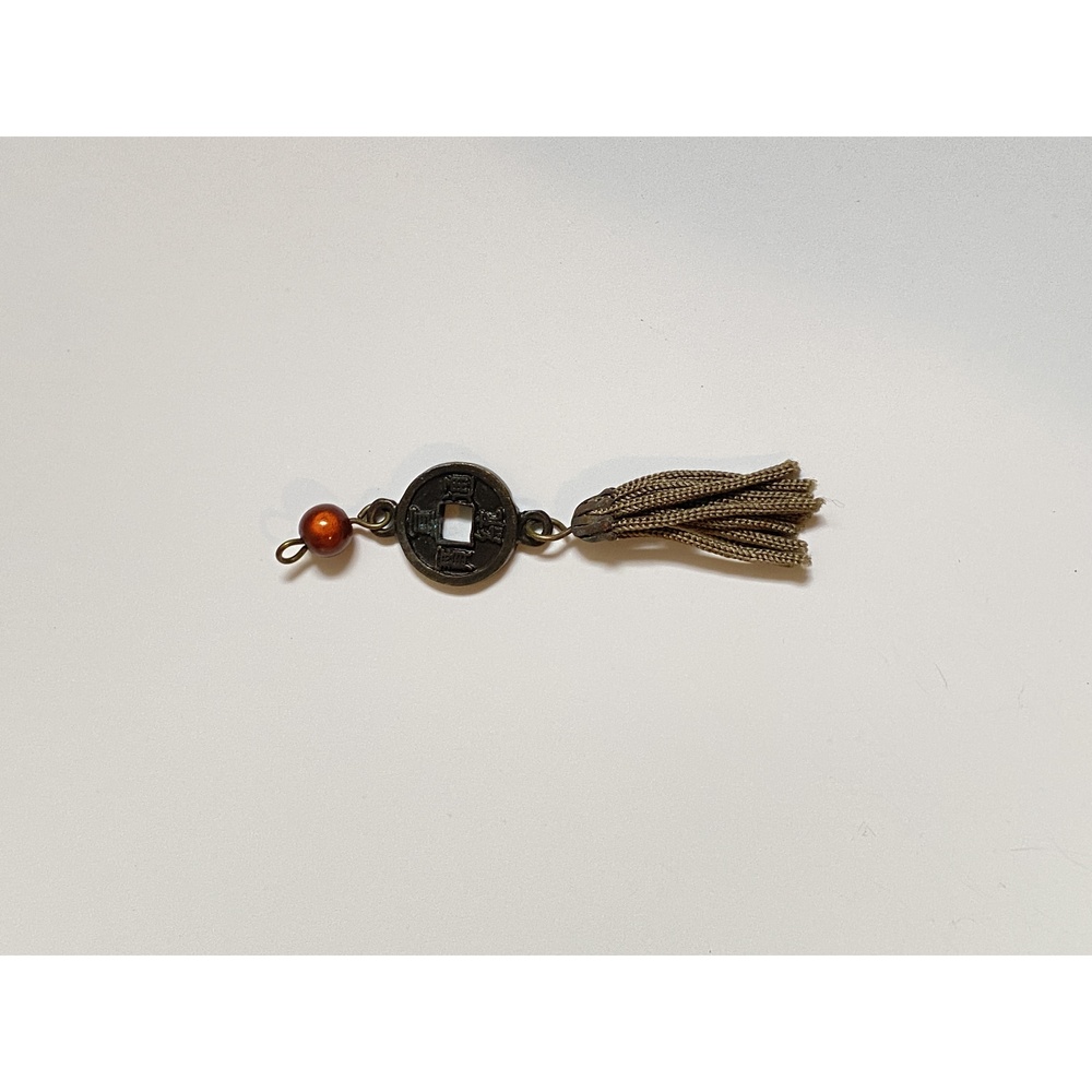 Vintage Pendant Necklace Boho with Tassel